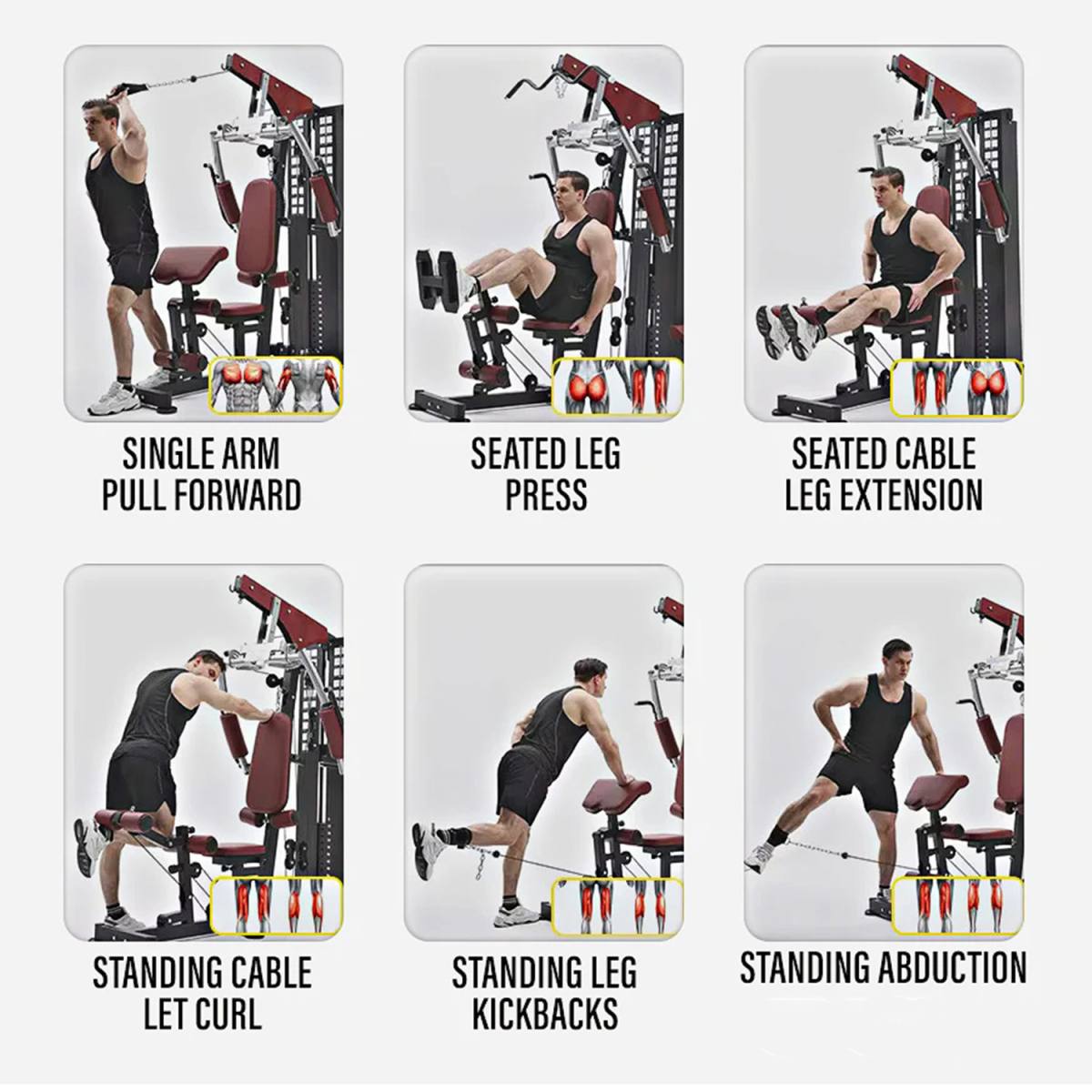 Odin Ragnarok Home Gym Multistation 100kg – billede 8