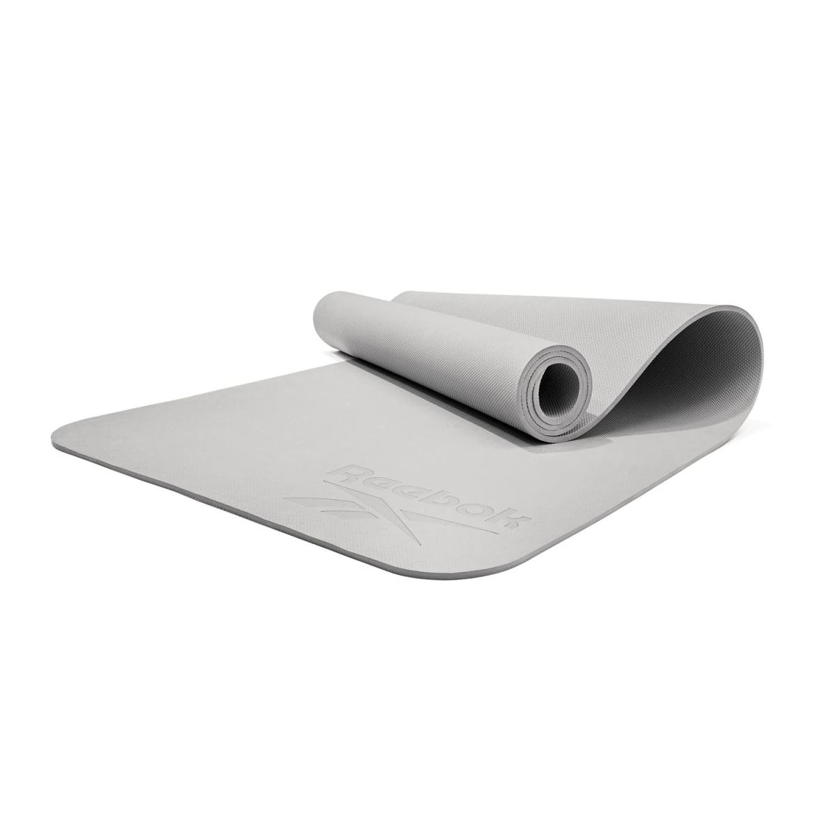 Reebok Yogamåtte - 6mm - Pure Grey – Yogamåtter & Tilbehør hos ActiveNordic