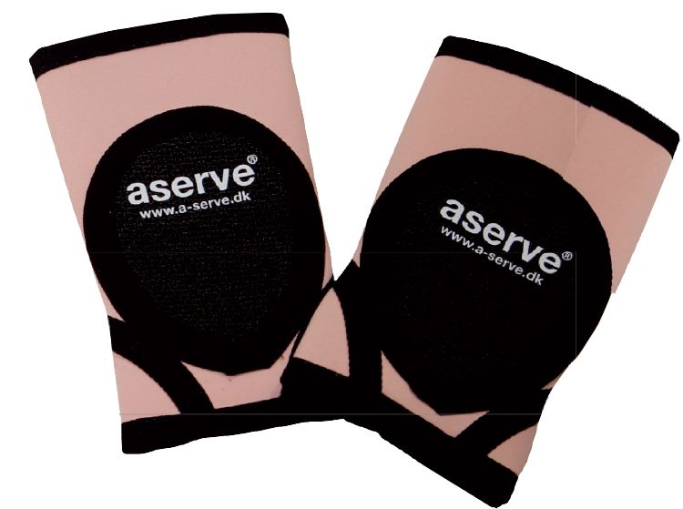 Aserve Junior Lyserød Albuebeskytter (Inkl. Pude) par Str X-Large – Beskyttelse hos ActiveNordic
