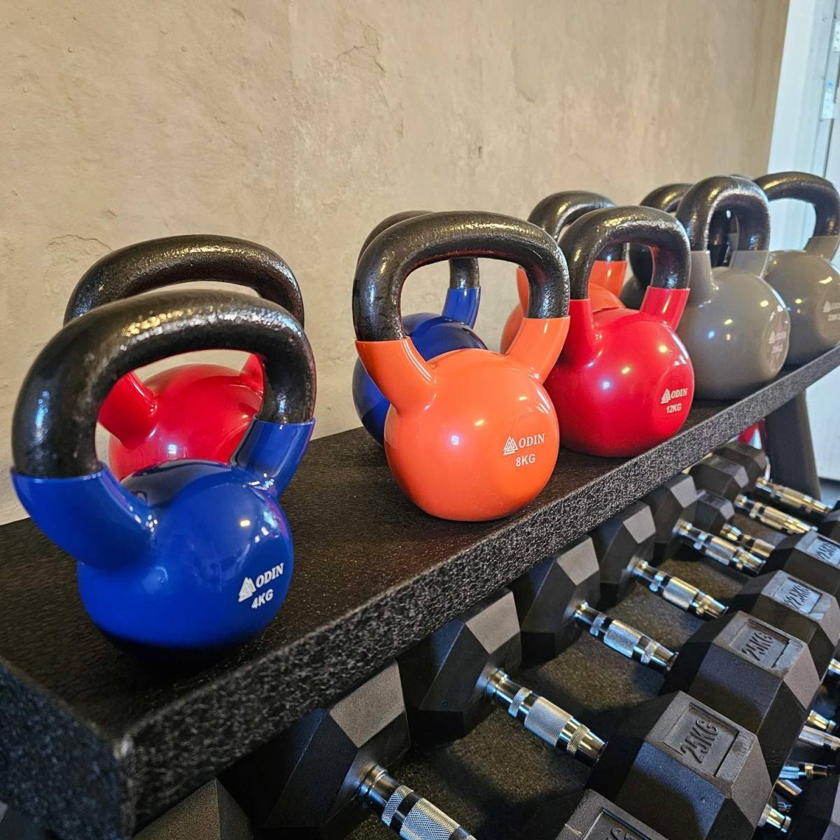 Odin Vinyl/Jern Kettlebell 10kg, billede 3 hos ActiveNordic