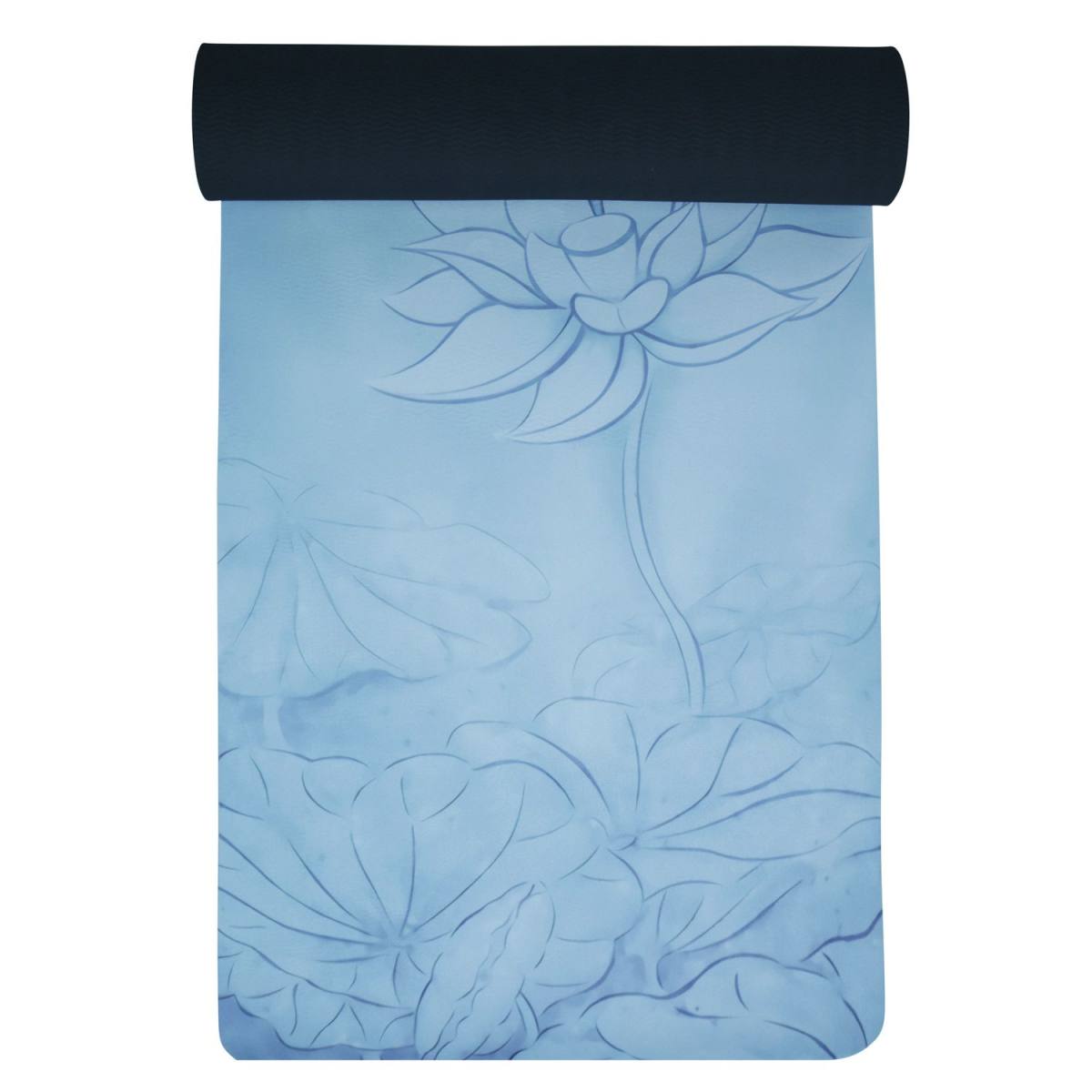 Odin Bohemian Blue Lotus Yogamåtte 0,8cm – Yogamåtter & Tilbehør, billede 3 hos ActiveNordic