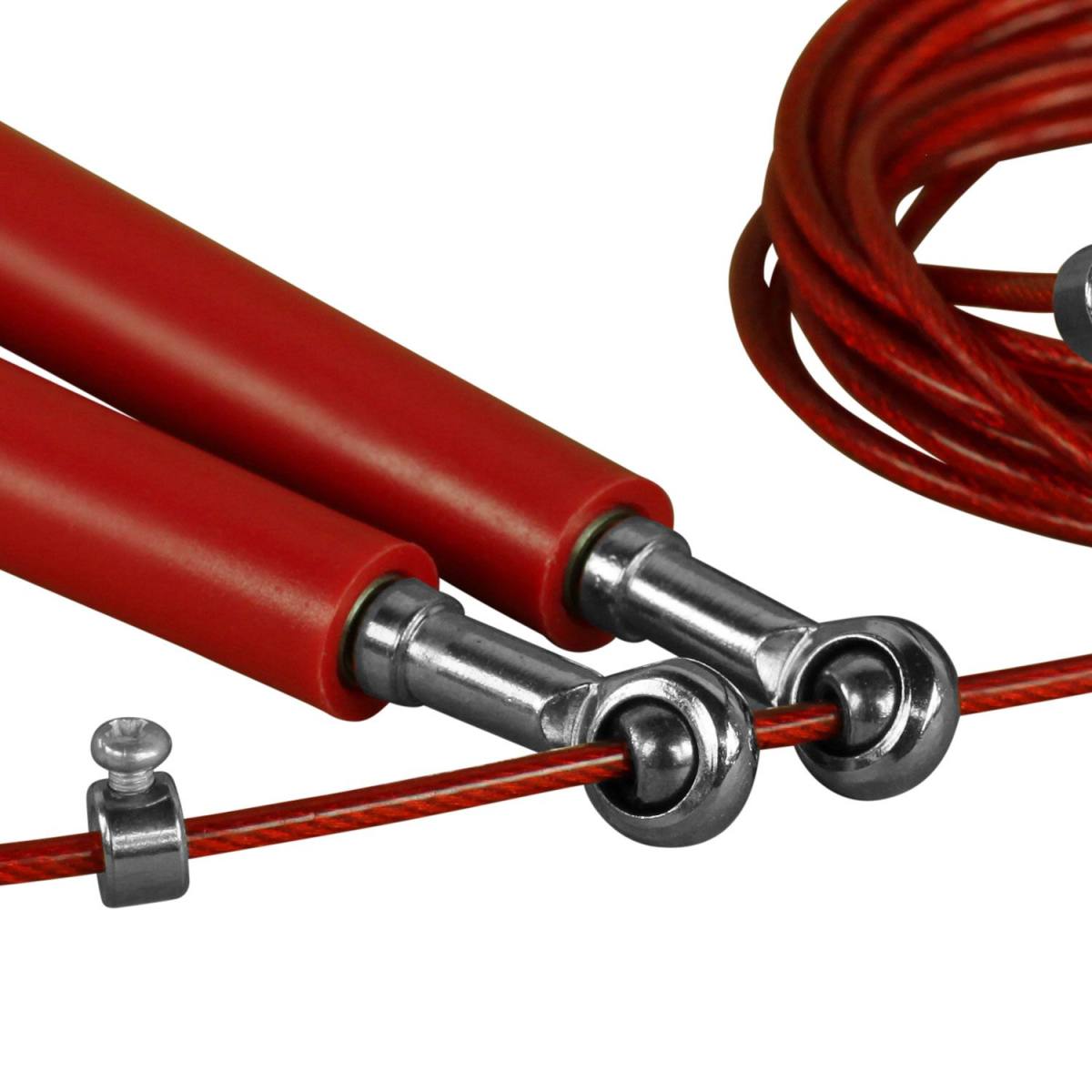 Odin Cable Crossfit Sjippetov Rød Long Handle 300cm – Kampsport, billede 2 hos ActiveNordic