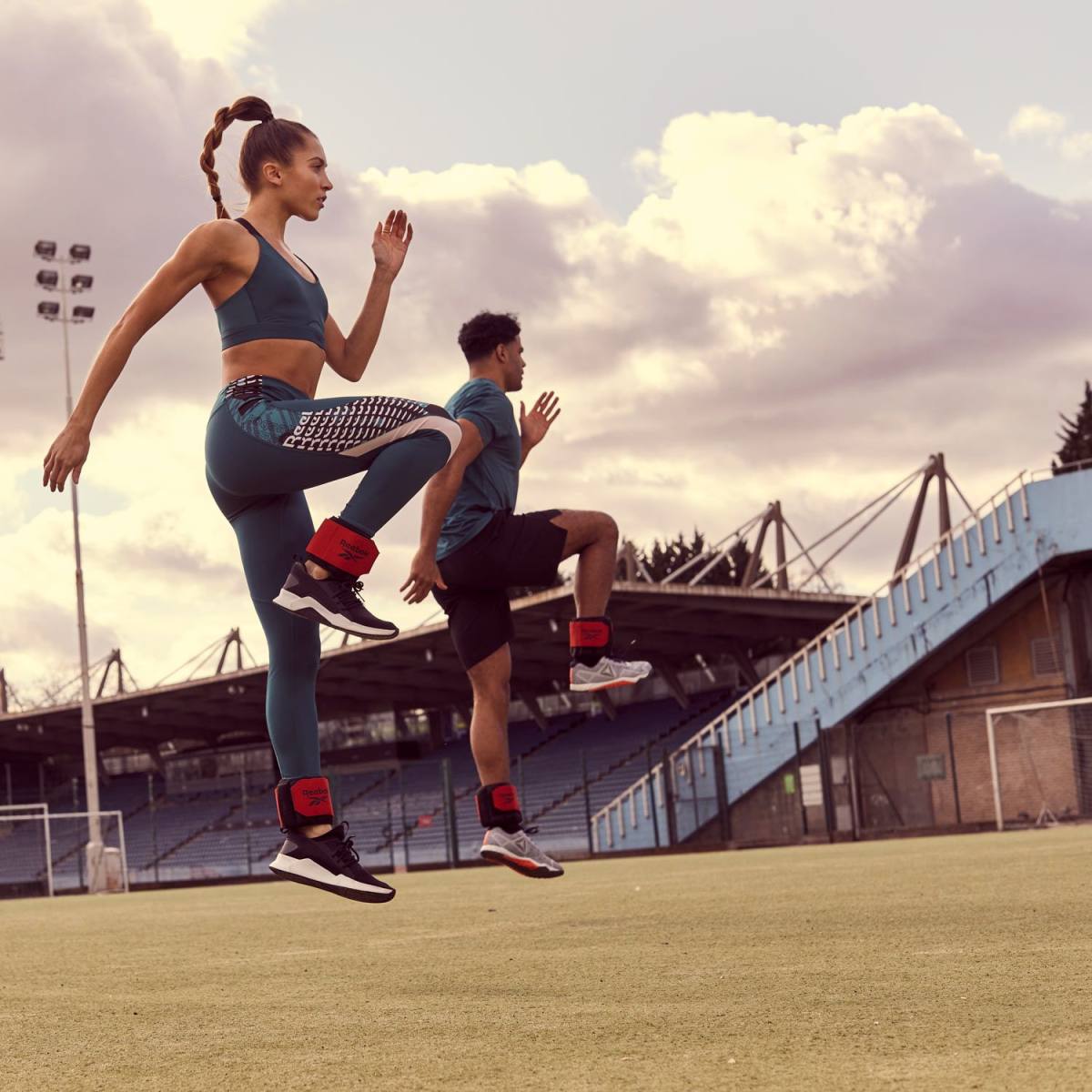 Reebok Ankelvægte Flexlock (2 stk) - 1kg, billede 5 hos ActiveNordic