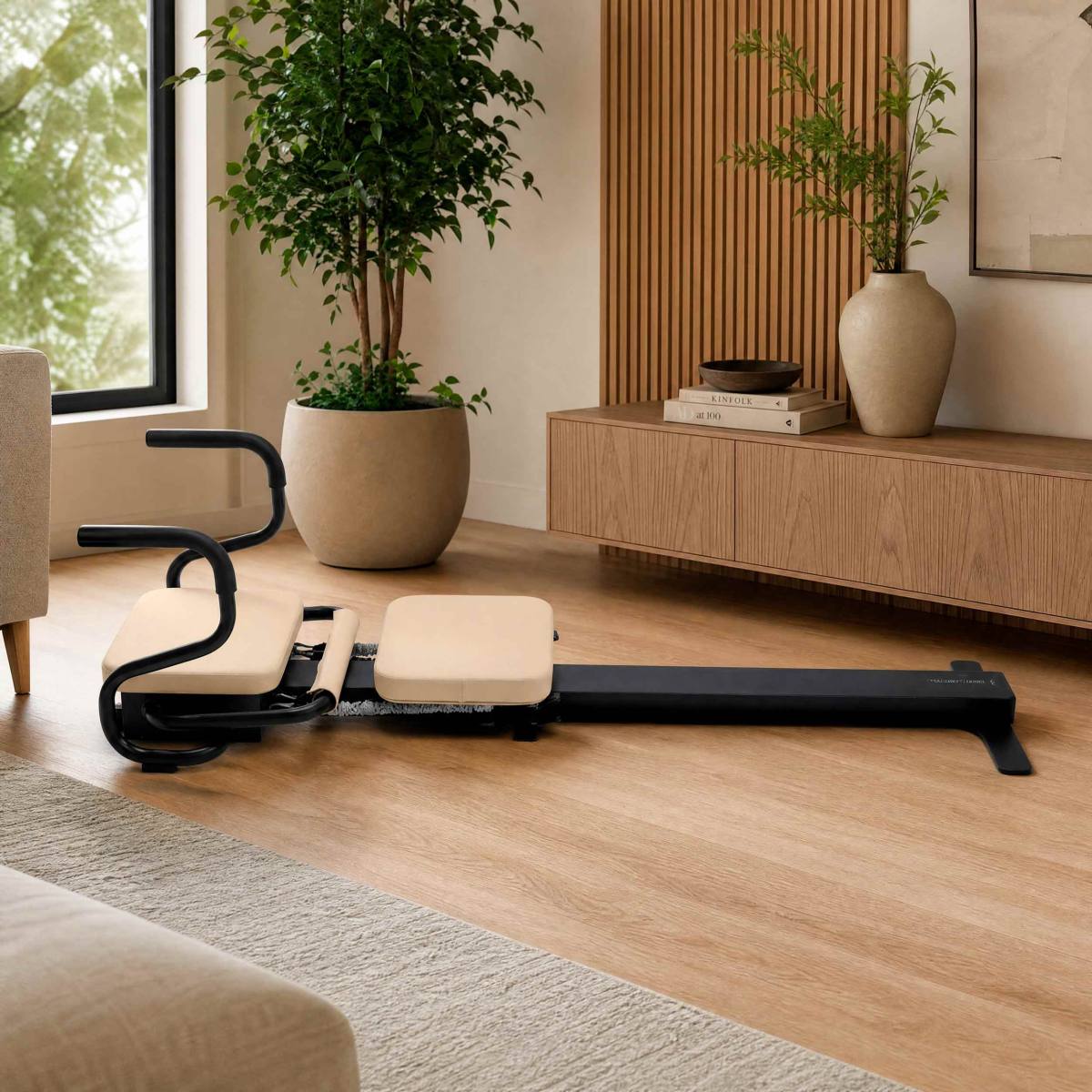 Sensol Flex Air Smart Pilates Reformer Mocha Brown – billede 4