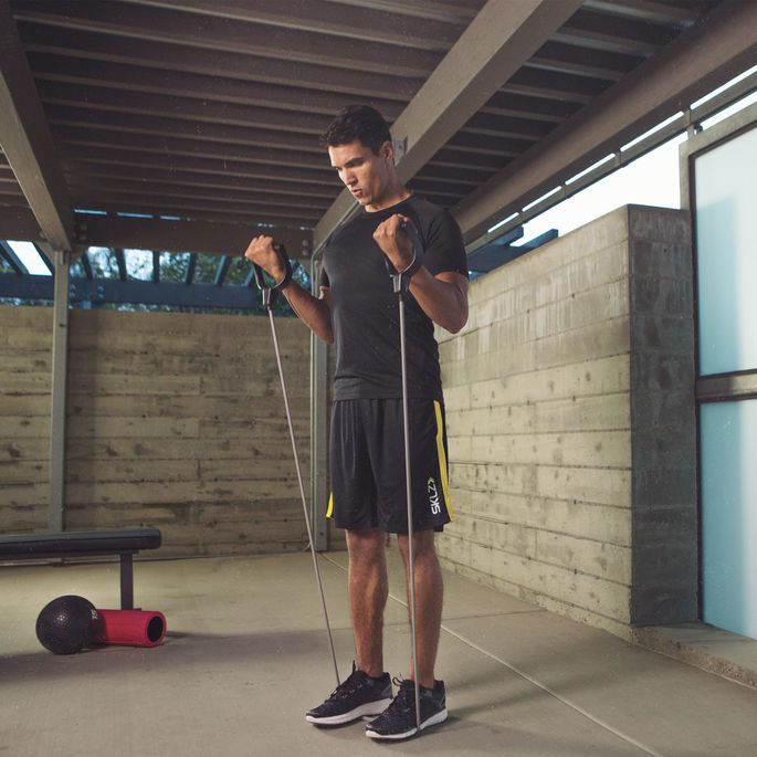 Sklz Træningselastik sæt Niveau 3 Medium, billede 3 hos ActiveNordic