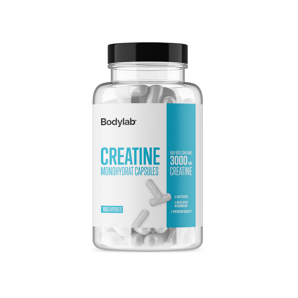 Bodylab Kreatin Kapsler (180 stk) – Kreatin & Aminosyrer hos ActiveNordic