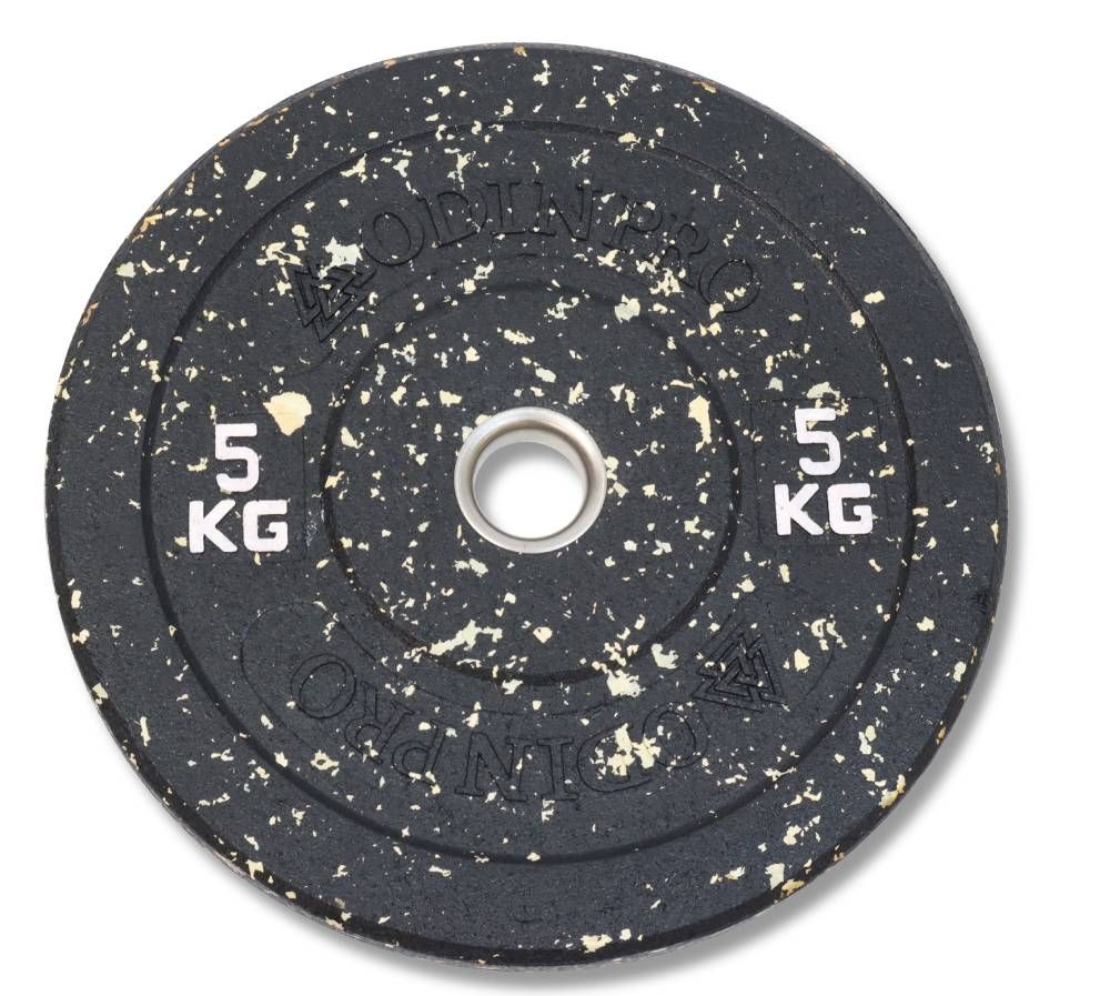 Odin High Impact Bumper Plate Vægtskive 5kg – Vægtskiver hos ActiveNordic