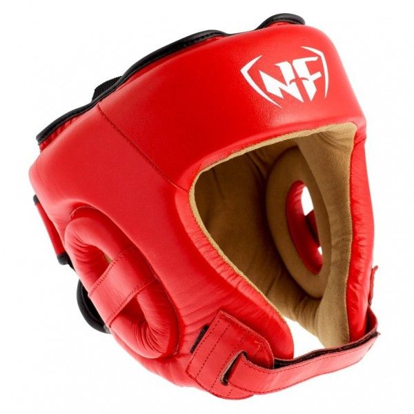 Nordic Fighter Boxing Helmet Rød Boksehjelm Medium – Kampsport hos ActiveNordic