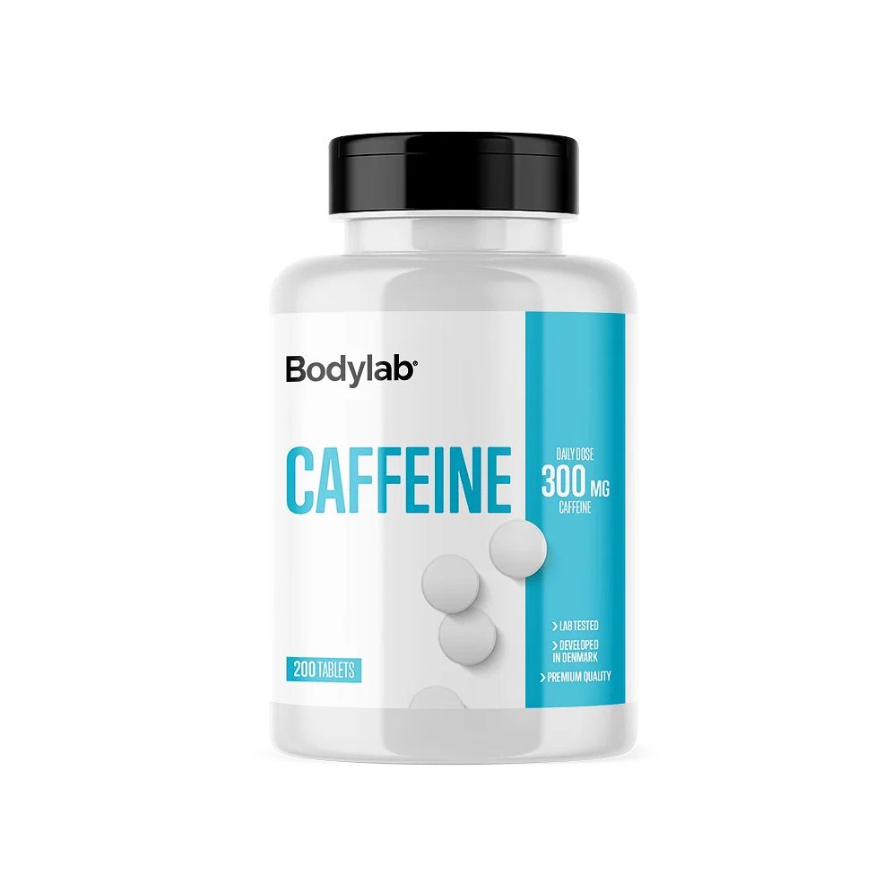 BodyLab Caffeine Tabs (200 stk) – Pre Workout & Energi hos ActiveNordic