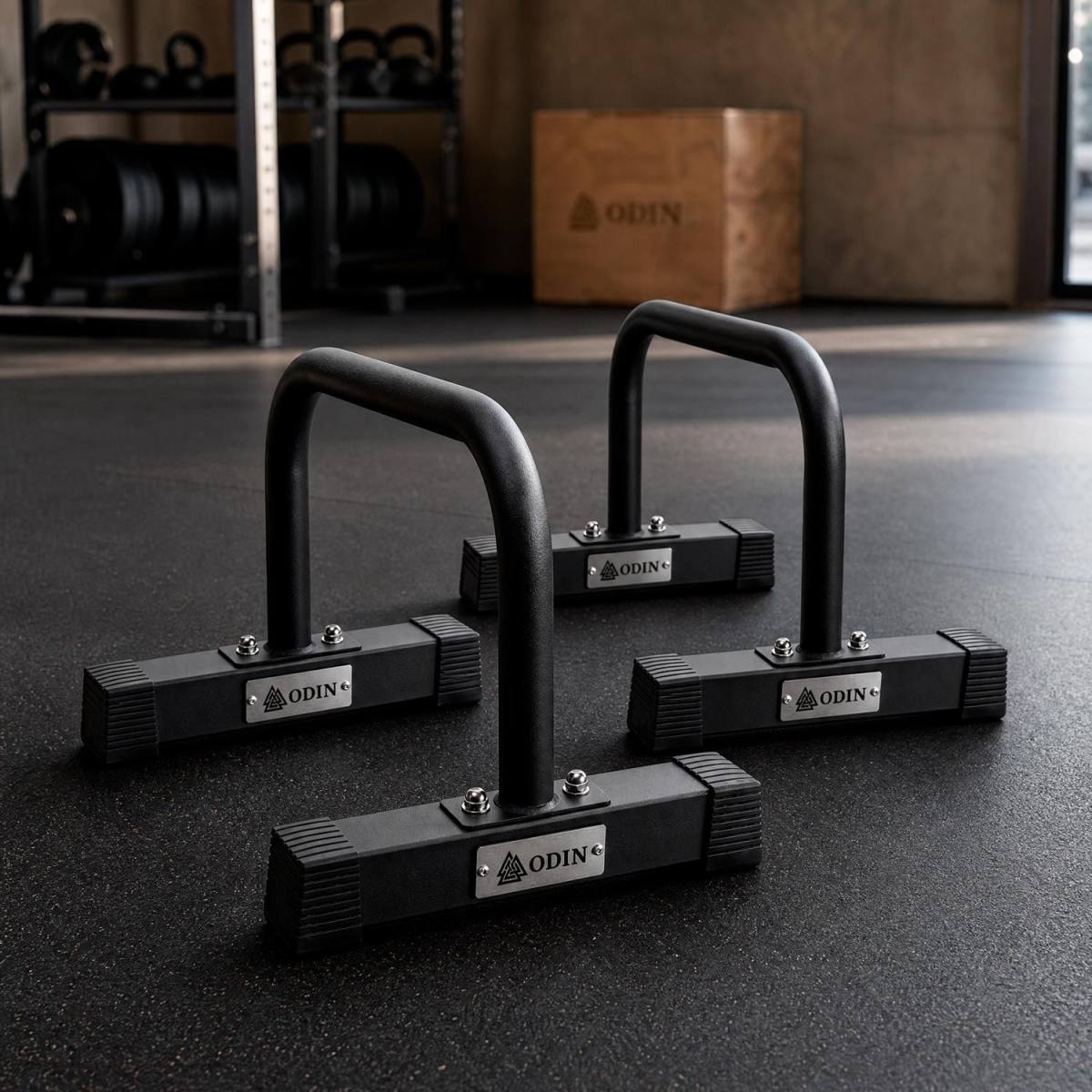 Odin Parallettes 59cm Metal – Push up bars, billede 3 hos ActiveNordic