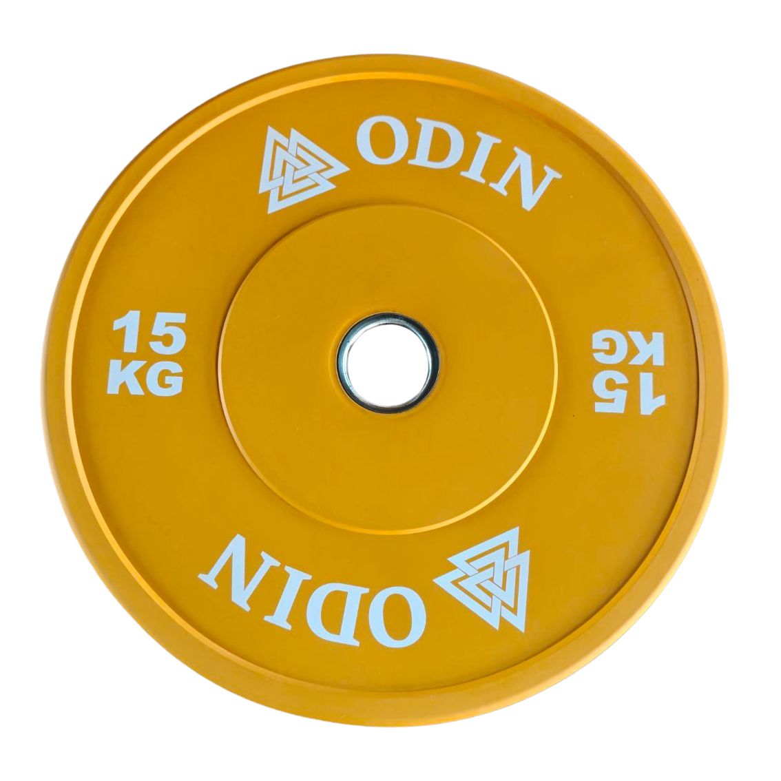 Odin Olympic Farvet Bumper Vægtskive 15kg (1 stk) – Vægtskiver hos ActiveNordic