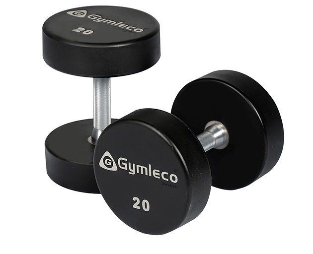 Gymleco 836 Runde Gummi Håndvægte 15 kg (1 stk) hos ActiveNordic