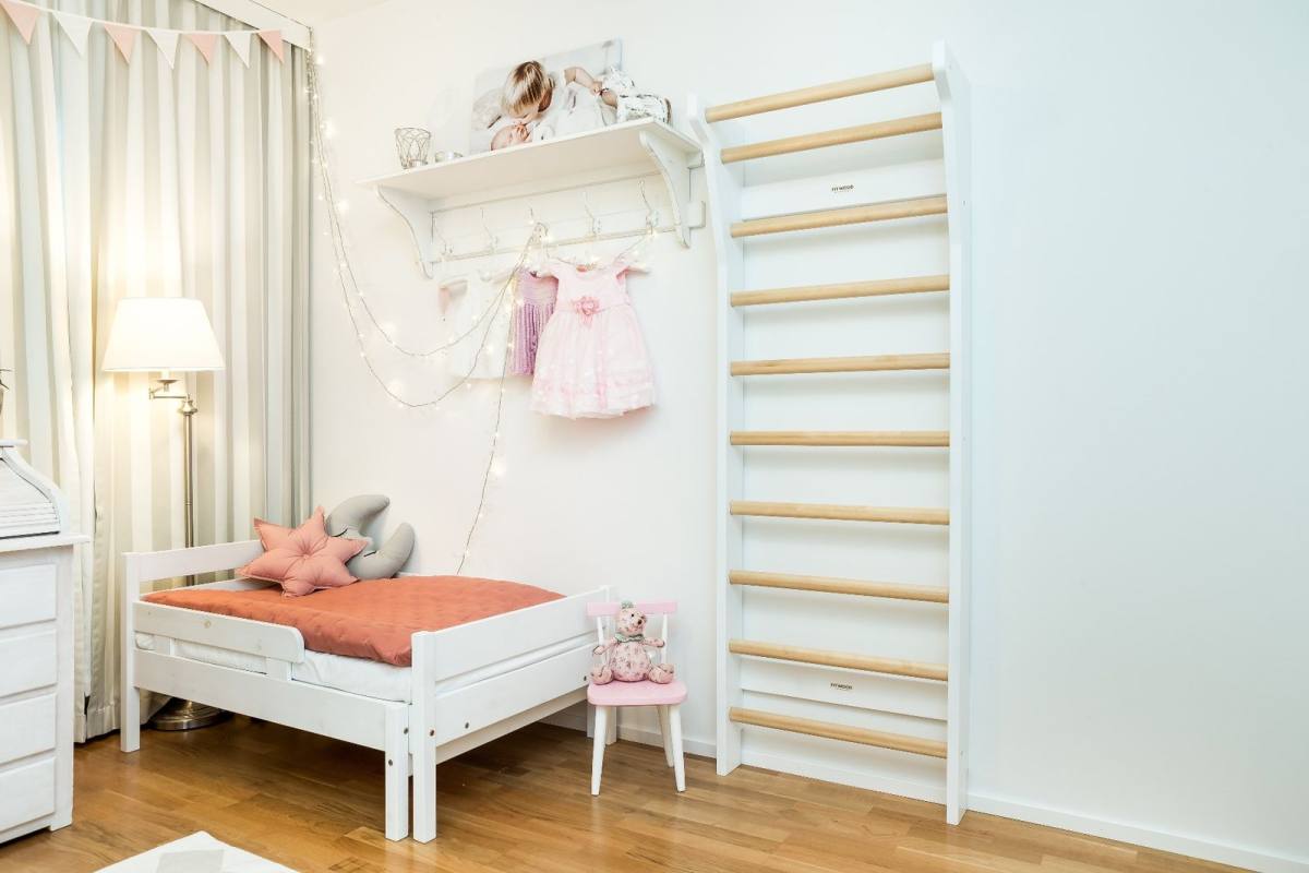FitWood TAIMI MINI Wallbar Sort m. Birk Trin – Ribbe, billede 3 hos ActiveNordic