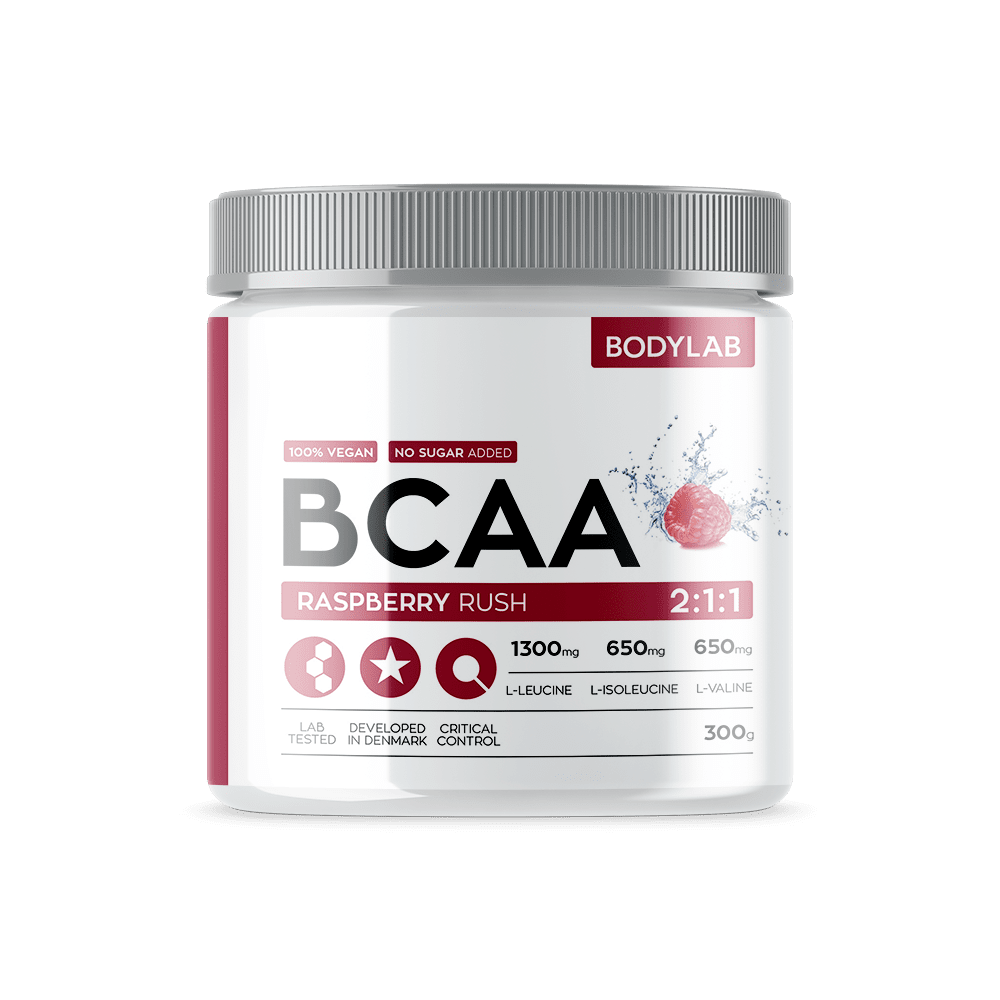 BodyLab BCAA Instant Raspberry Rush (300g) – Kreatin & Aminosyrer hos ActiveNordic