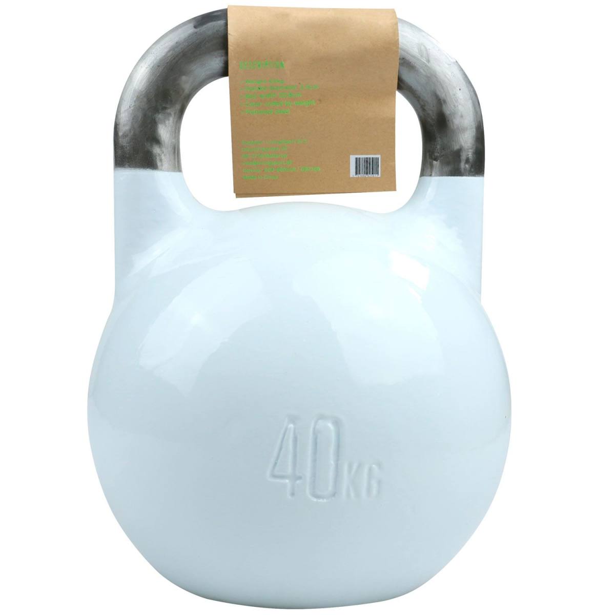 Titan Life Gym 40kg Kettlebell Steel Competition hos ActiveNordic