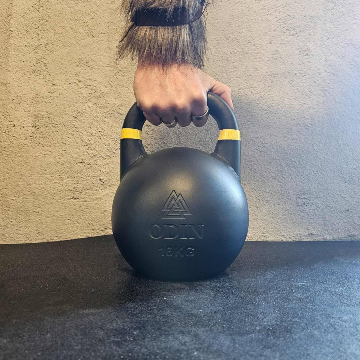 Odin Competition Black Kettlebell 16kg, billede 10 hos ActiveNordic
