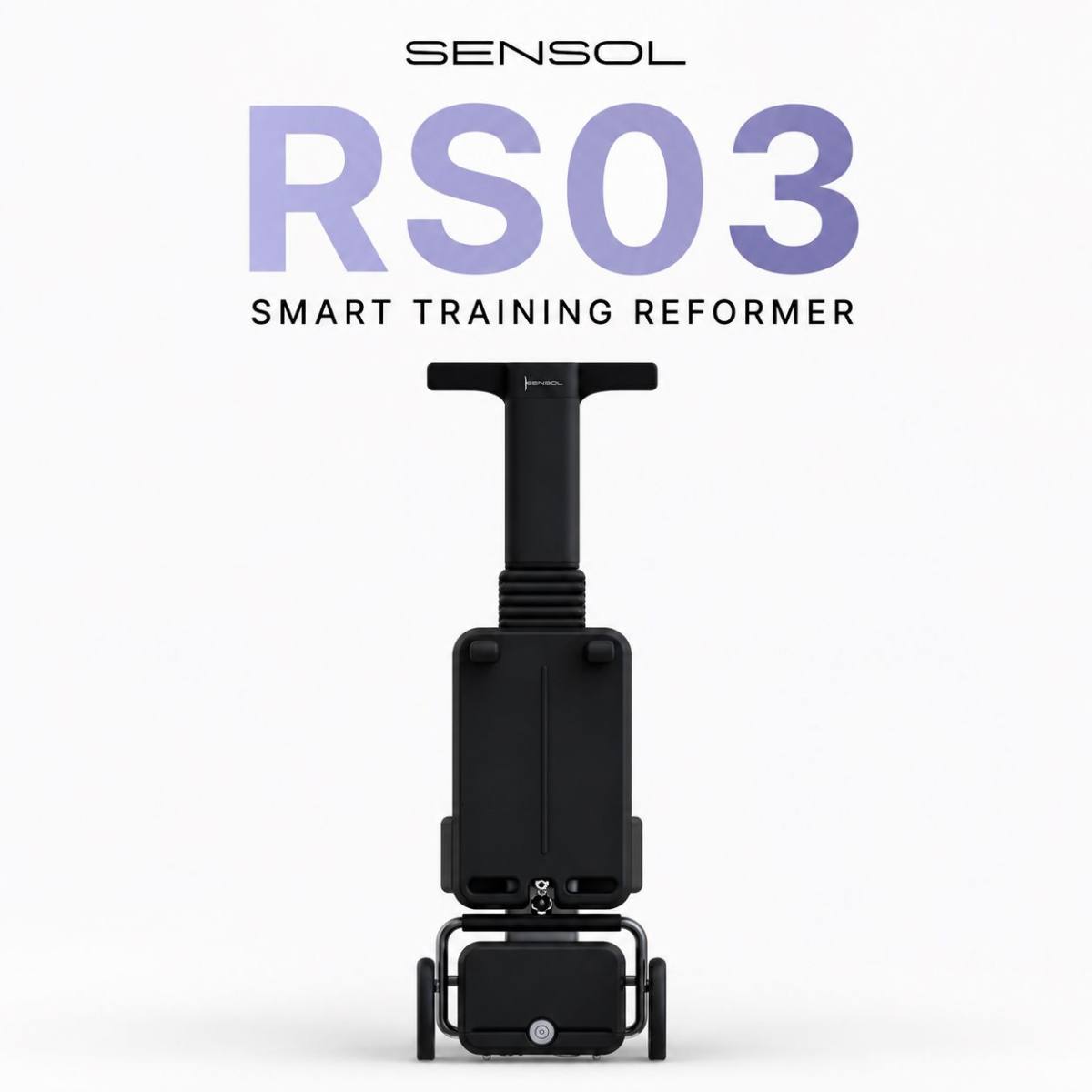 Sensol Smart Pilates Reformer RS3 Midnight Black hos ActiveNordic