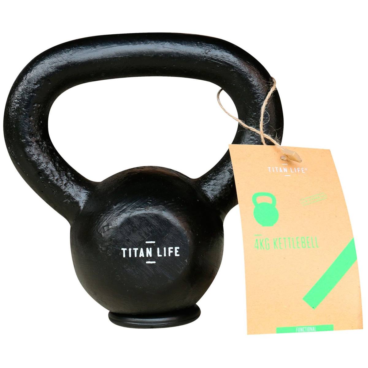 Titan Life Gym 4kg Kettlebell, billede 2 hos ActiveNordic