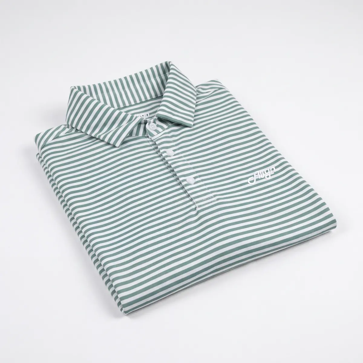 Anthony Stripe Polo - Grøn – billede 8