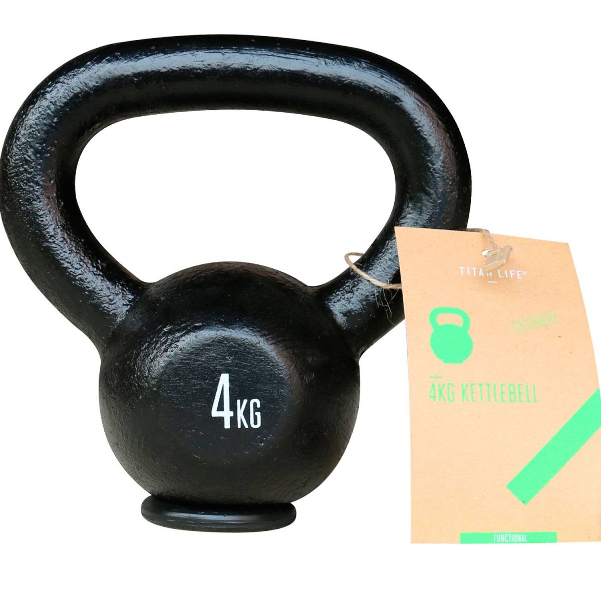 Titan Life Gym 4kg Kettlebell hos ActiveNordic