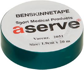 Aserve Benskinne Sportstape Grøn – Bandage hos ActiveNordic