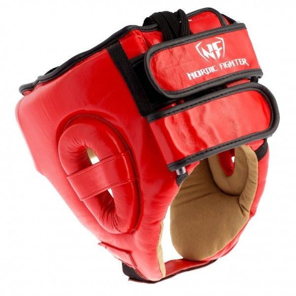 Nordic Fighter Boxing Helmet Rød Boksehjelm X-large – Kampsport, billede 2 hos ActiveNordic