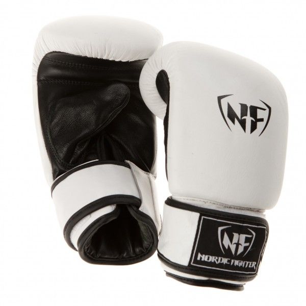 Nordic Fighter Bag Gloves Sandsækhandsker Hvid Læder Small – Kampsport hos ActiveNordic