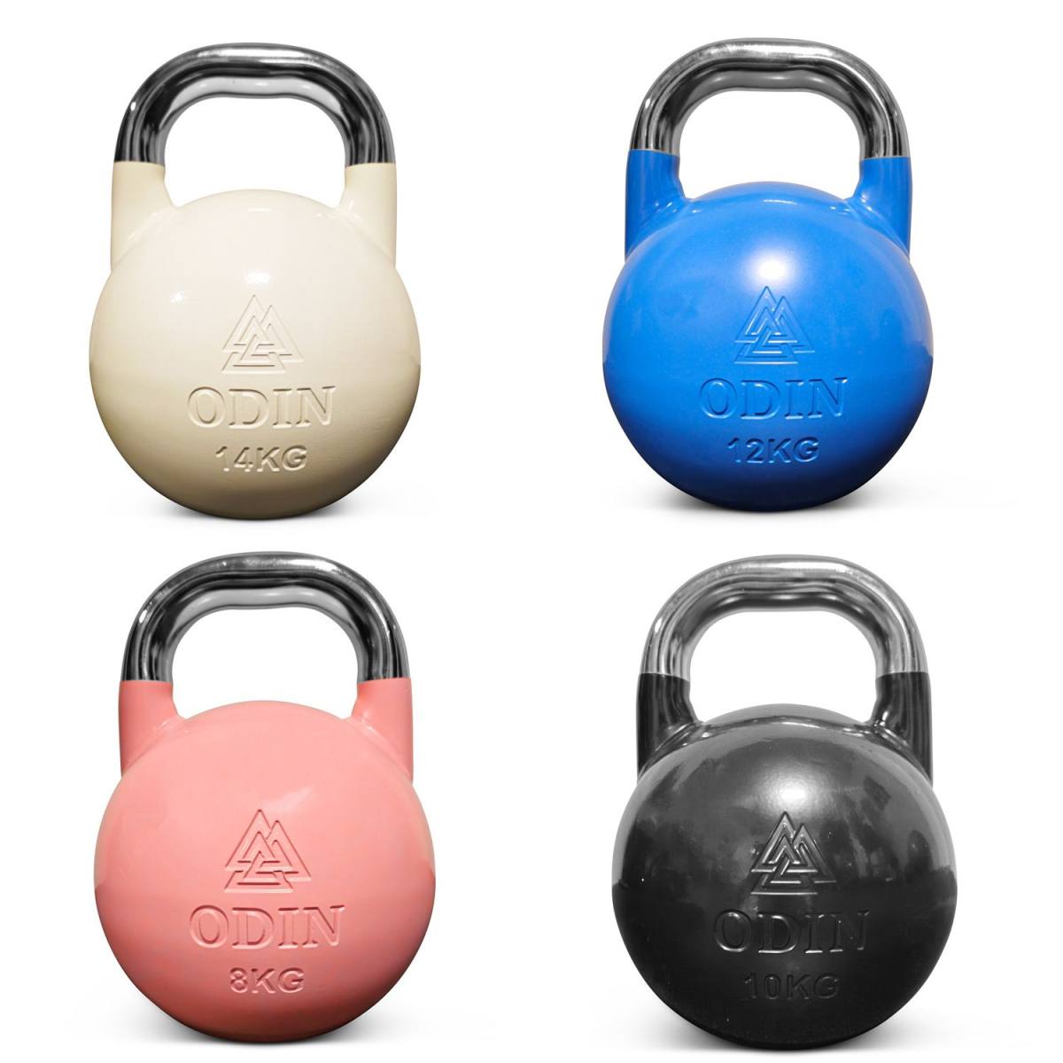 Odin Kettlebell PAKKETILBUD (8,10,12,14kg) hos ActiveNordic