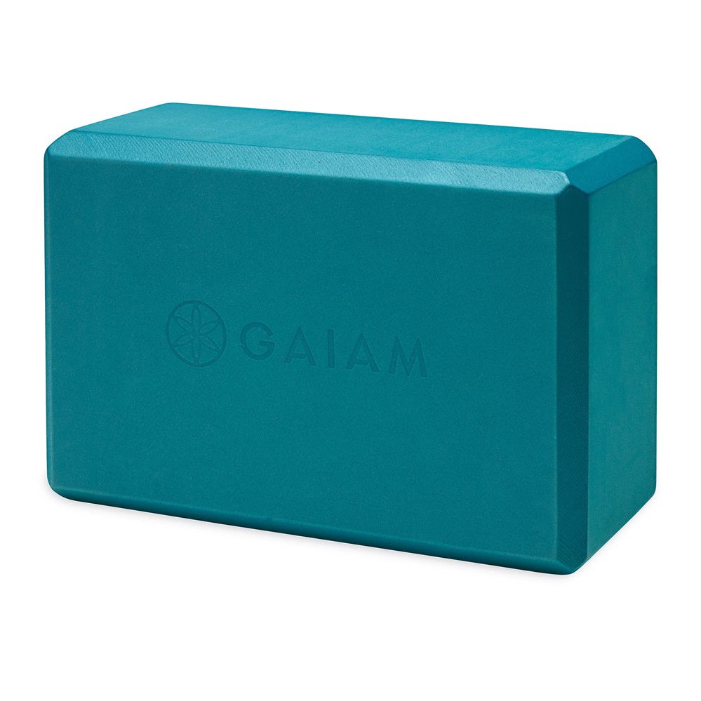 Gaiam Yogablok Teal Blå – Yogaudstyr & Redskaber, billede 4 hos ActiveNordic