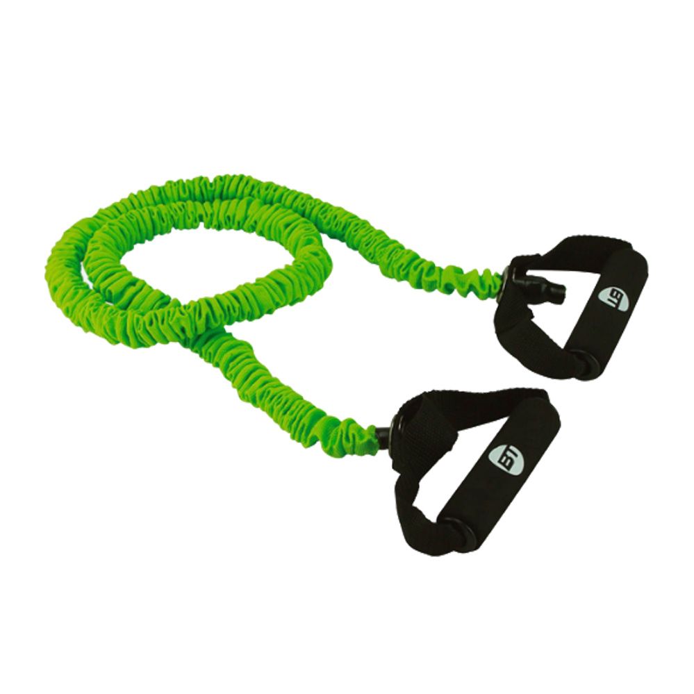 Bodytone Power Tube with Cover Træningselastik Niveau 1 Let Grøn hos ActiveNordic