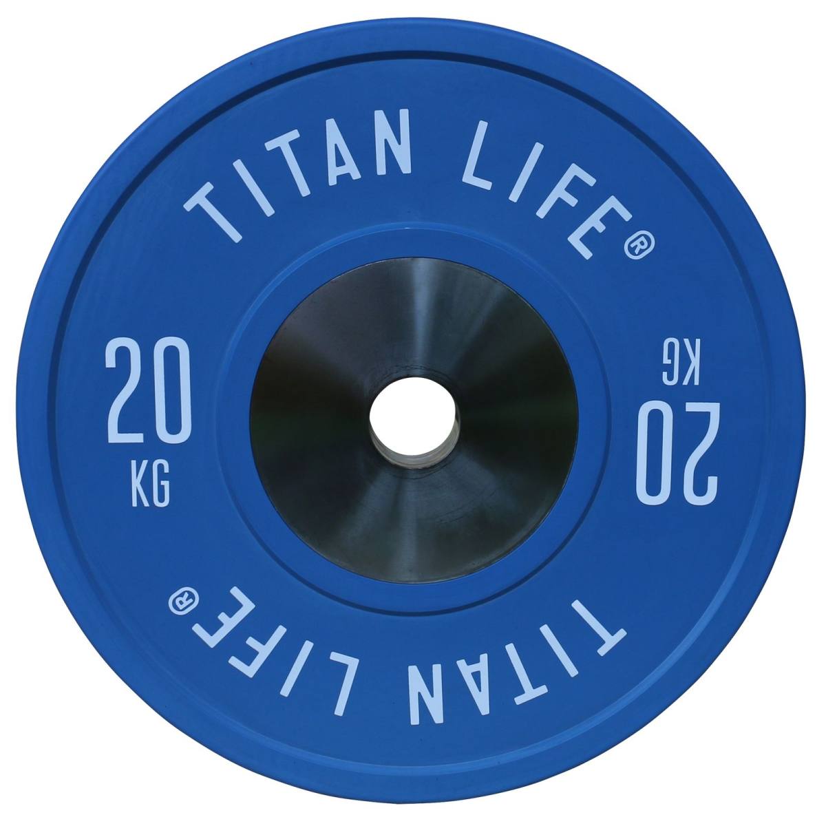 TITAN LIFE Elite Bumperplates 20 kg, 1 stk. – Vægtskiver hos ActiveNordic
