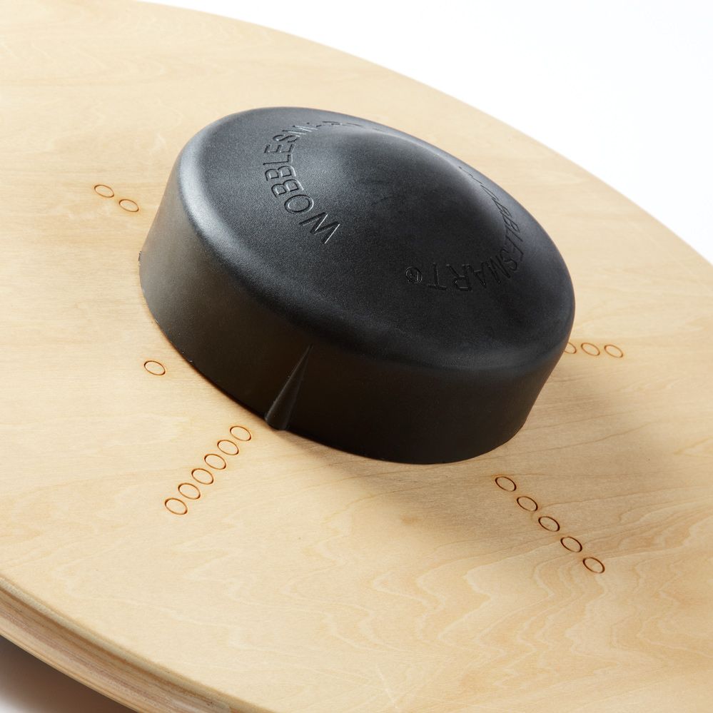 Wobblesmart Justerbart Balancebræt Træ – Vippebræt, billede 2 hos ActiveNordic