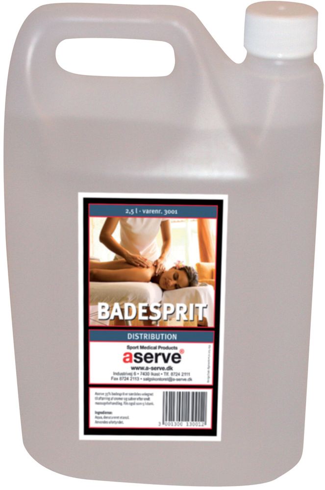 Aserve Badesprit (5 liter) – Massage hos ActiveNordic