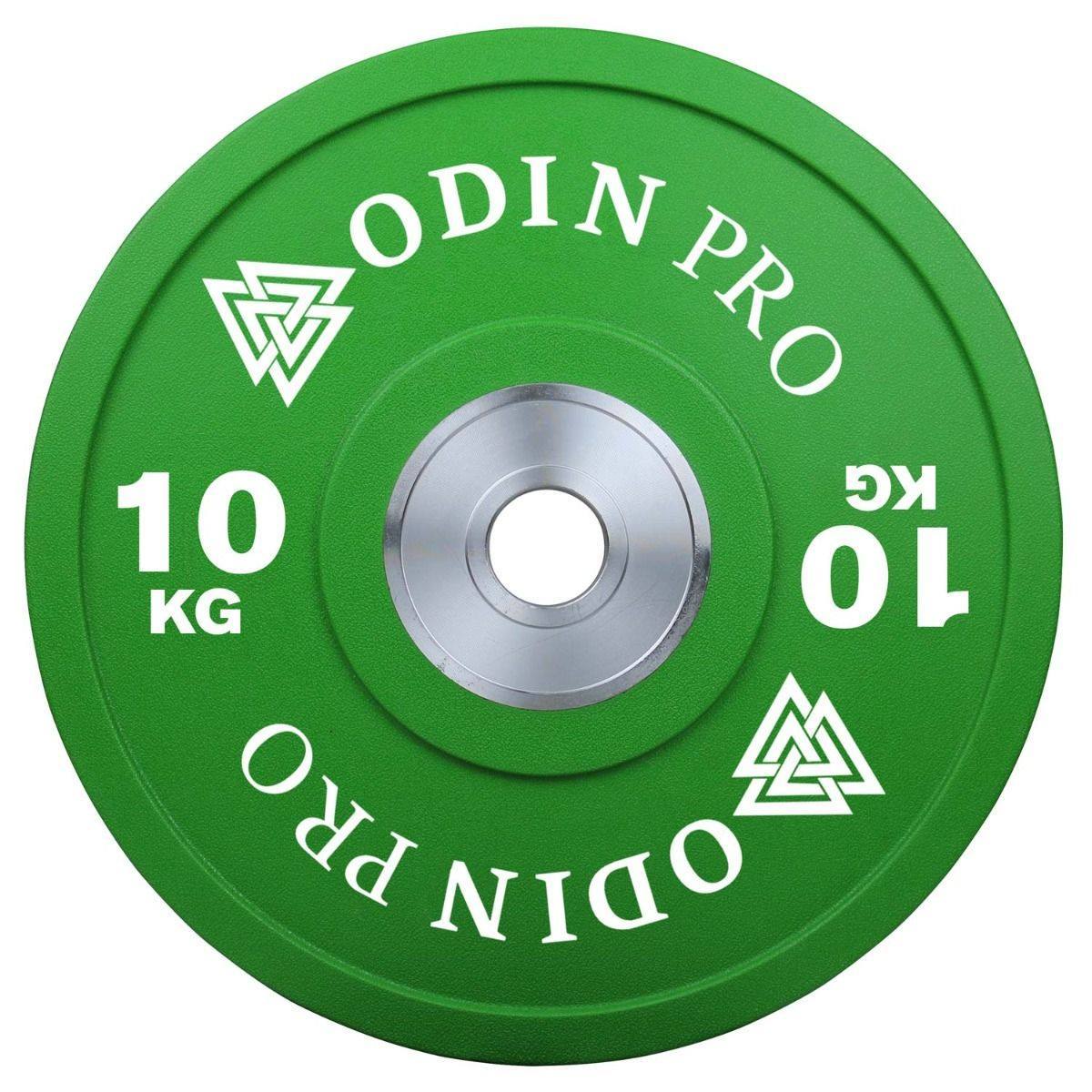 Odin PRO CPU Bumper Plate 10kg – Vægtskiver hos ActiveNordic