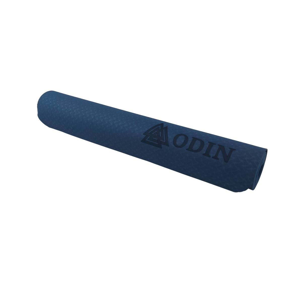 Odin TPE Yogamåtte 0,3cm Blå – Yogamåtter & Tilbehør, billede 3 hos ActiveNordic