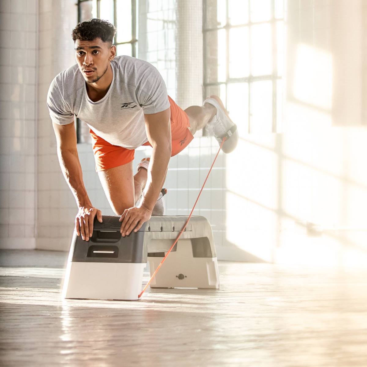 Reebok Deck Step The Original Træningsbænk Hvid, billede 6 hos ActiveNordic