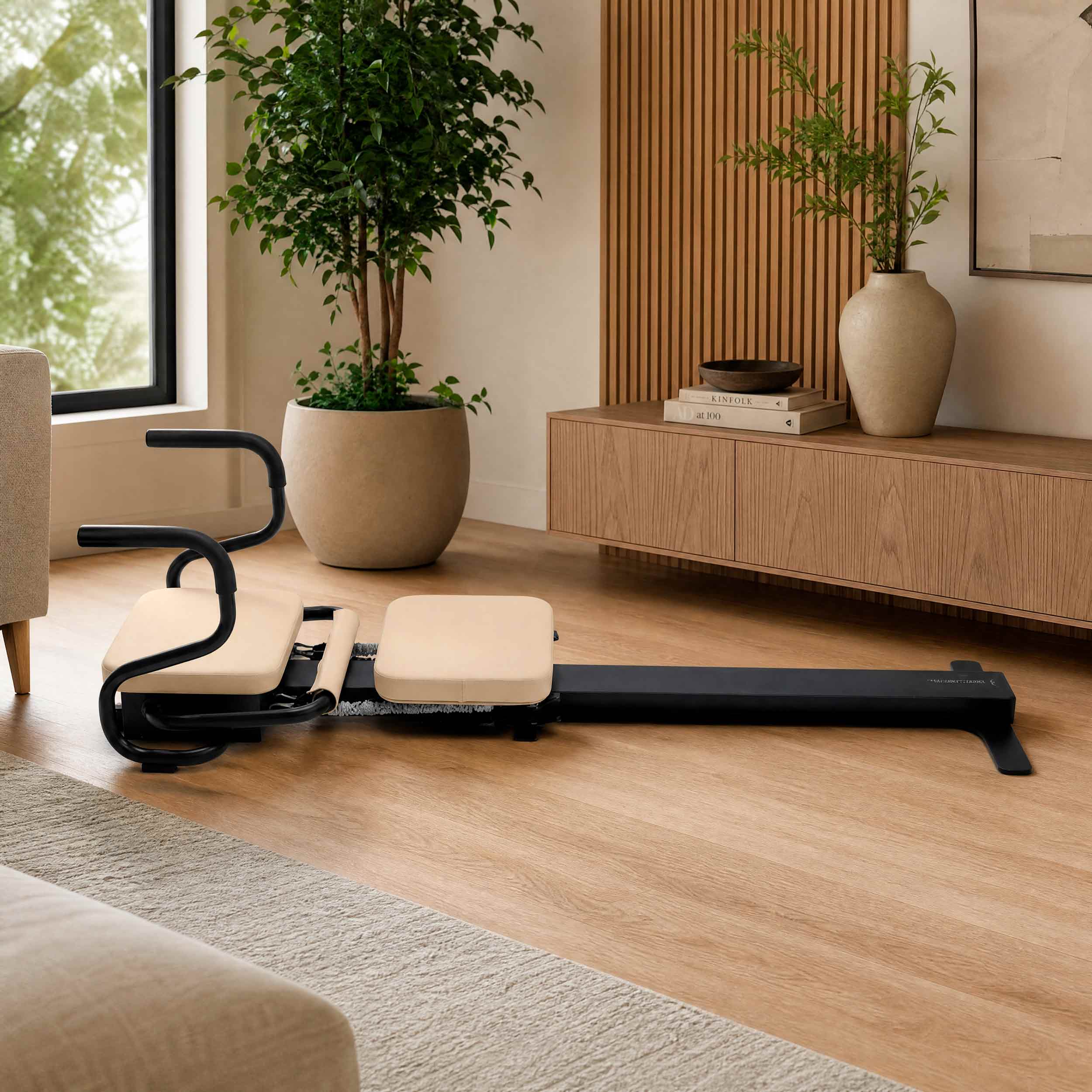 Sensol Flex Air Smart Pilates Reformer Sage Green – billede 2