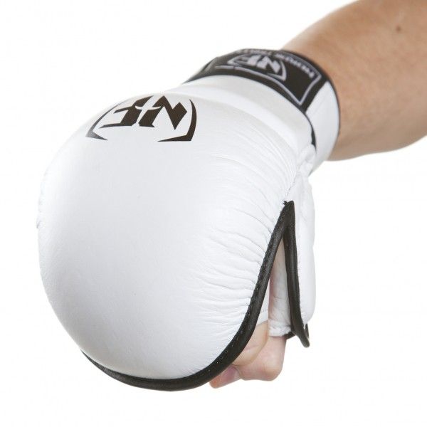 Nordic Fighter MMA Handsker Shooto Gloves Pro White Kunstlæder Large – Kampsport, billede 3 hos ActiveNordic
