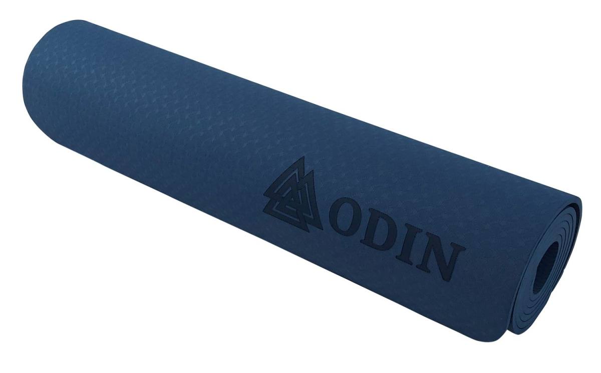 Odin TPE Yogamåtte 0,6cm Blå – Yogamåtter & Tilbehør, billede 4 hos ActiveNordic