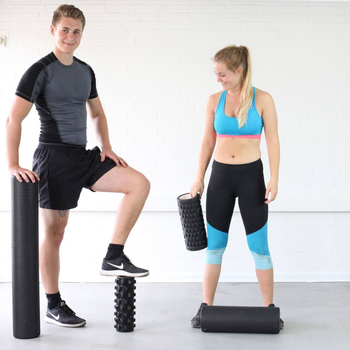 Odin Foam Roller Glat Medium Hård 45cm Sort, billede 10 hos ActiveNordic