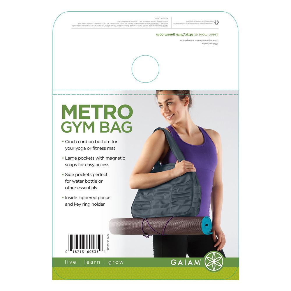 Gaiam Metro Fitness Taske – Yogamåtter & Tilbehør, billede 6 hos ActiveNordic