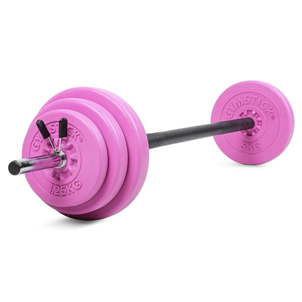 Gymstick Pink Pump Set 20kg – Vægtstangssæt, billede 2 hos ActiveNordic