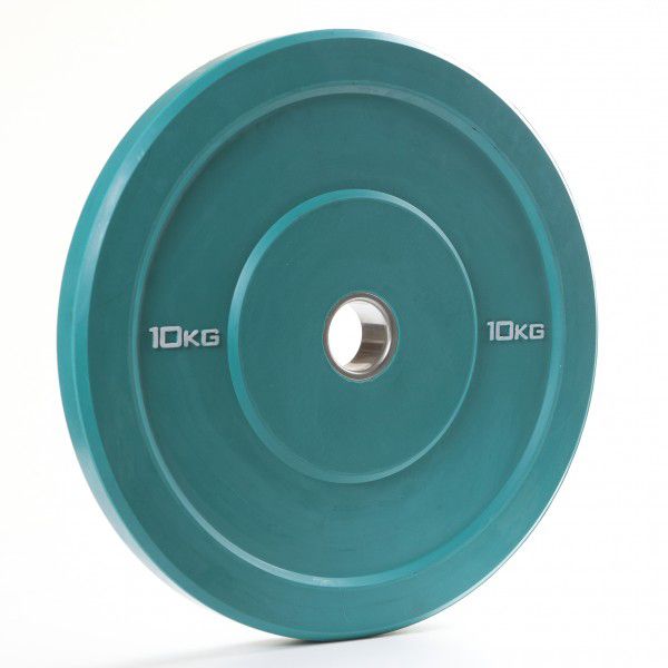 Nordic Fighter Farvet Bumper Vægtskiver 10kg / 50mm Grøn (2 stk) hos ActiveNordic