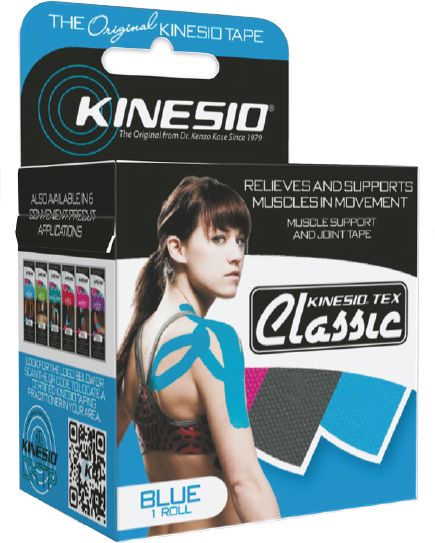 Kinesio Tex Classic Blå (5cm x 4m) – Bandage hos ActiveNordic
