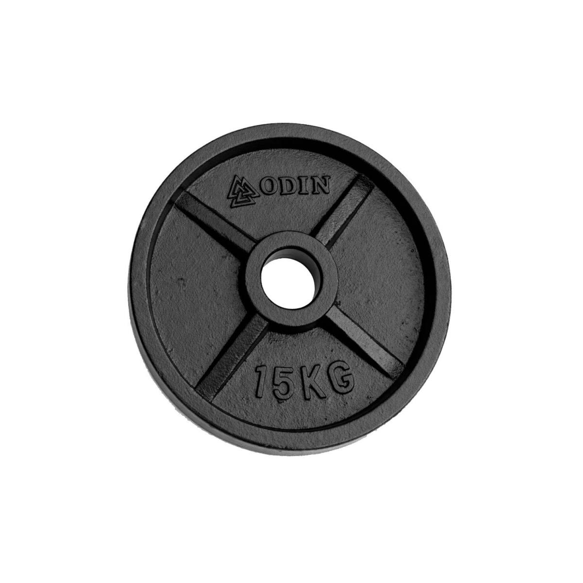 Odin Jern Vægtskiver 15kg / 50mm (1 stk) hos ActiveNordic