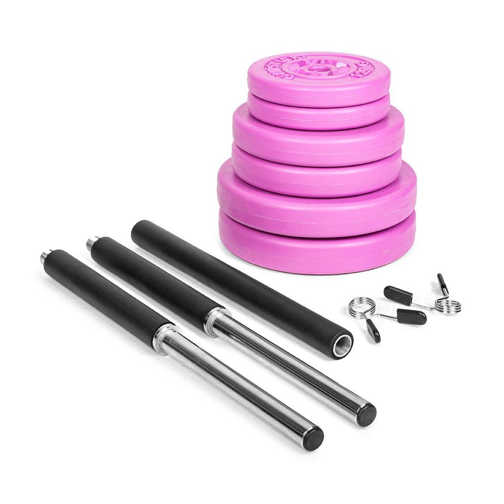 Gymstick Pink Pump Set 20kg – Vægtstangssæt, billede 4 hos ActiveNordic