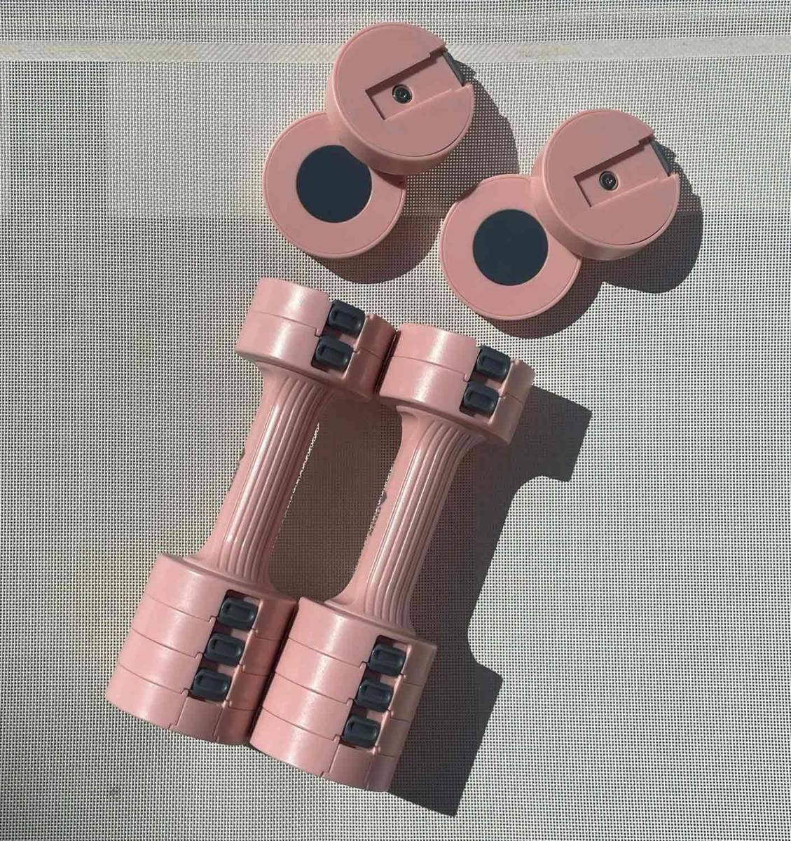 Odin Basic Justerbare Håndvægte (Sæt af 2x2,5kg) Pink, billede 4 hos ActiveNordic