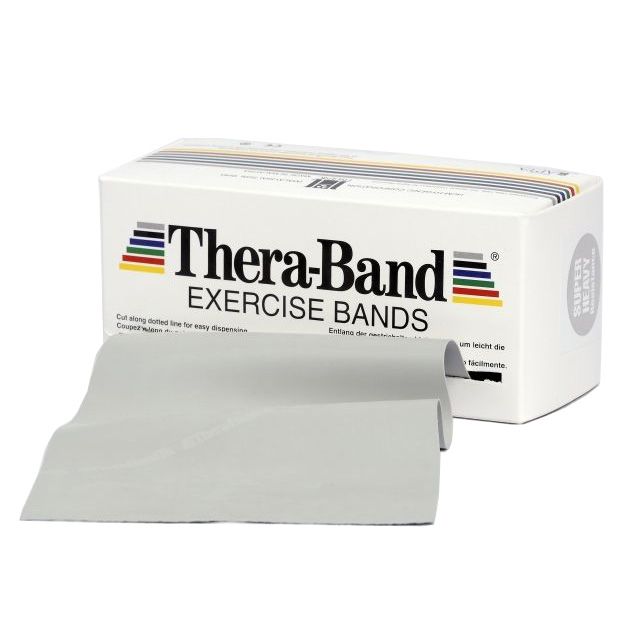 Thera-Band Træningselastik Bånd Level 6 Super Hård Sølv 45,5m hos ActiveNordic