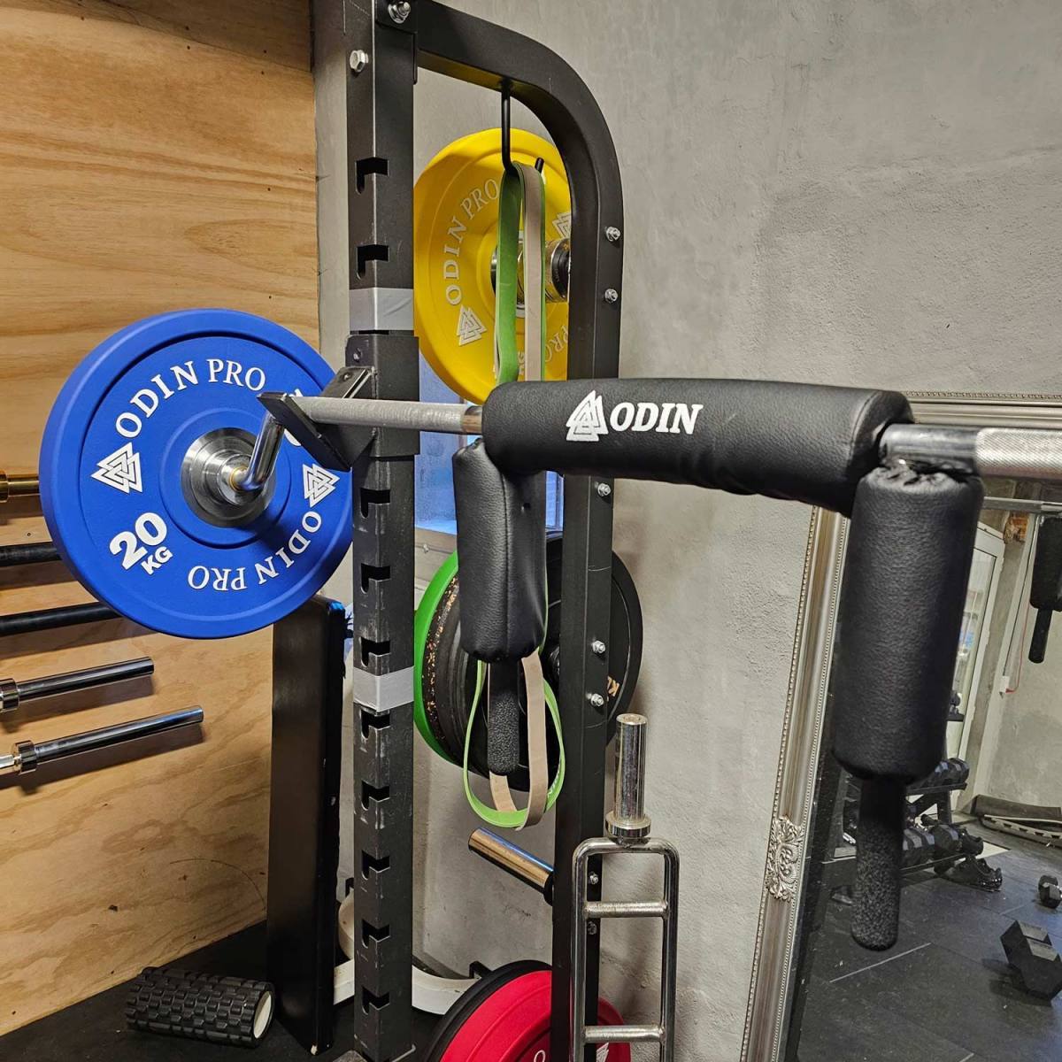 Odin Safety Squat Bar Vægtstang, 220 cm, 22kg, 50mm, billede 5 hos ActiveNordic