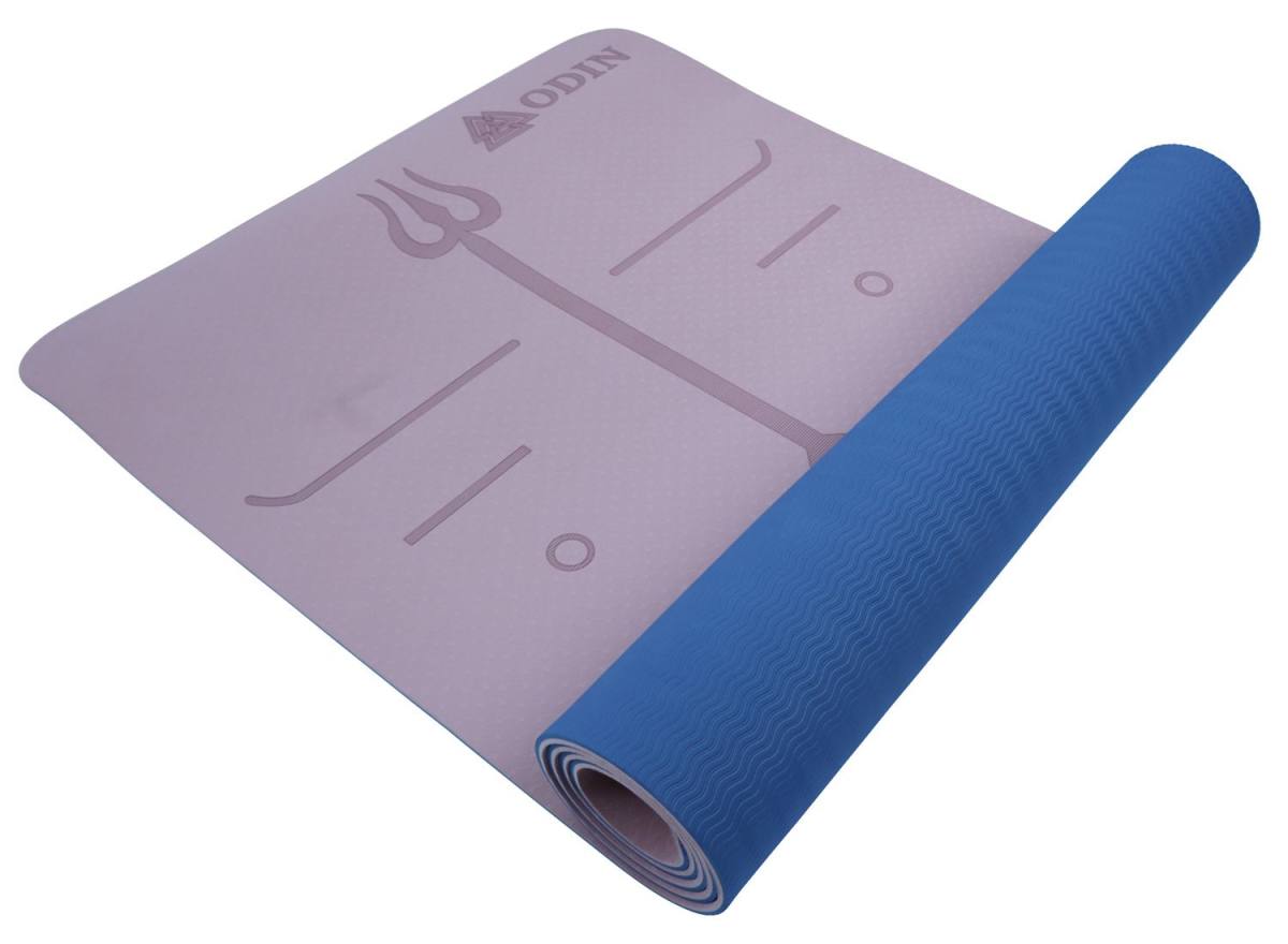 Odin Dual Pink/Blue TPE Yogamåtte 0,6cm – Yogamåtter & Tilbehør, billede 7 hos ActiveNordic
